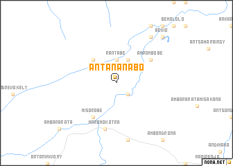 map of Antananabo