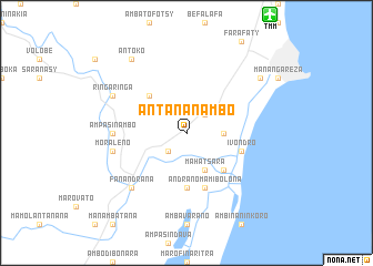 map of Antananambo