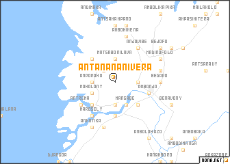 map of Antanananʼ i Vera