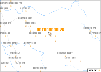 map of Antanananivo