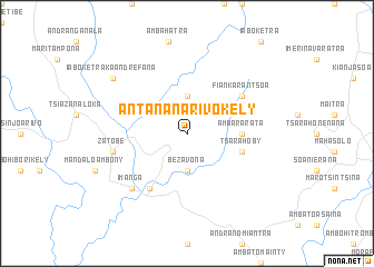 map of Antananarivokely