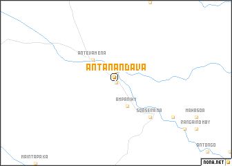 map of Antanandava