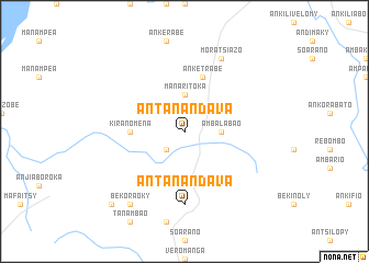 map of Antanandava