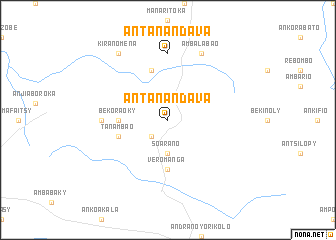 map of Antanandava