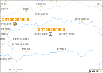 map of Antanandava