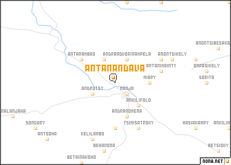 map of Antanandava