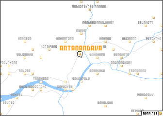 map of Antanandava