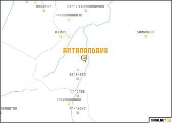 map of Antanandava