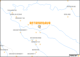 map of Antanandava