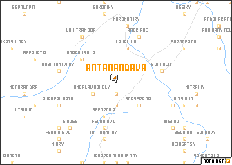 map of Antanandava