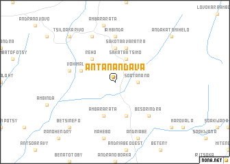 map of Antanandava