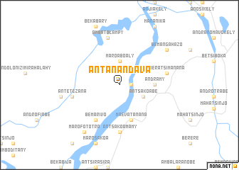 map of Antanandava