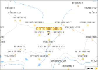 map of Antanandava