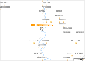 map of Antanandava