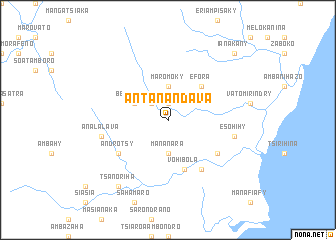 map of Antanandava