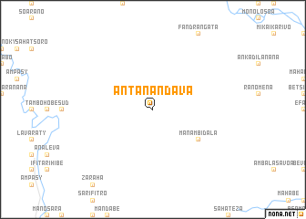 map of Antanandava