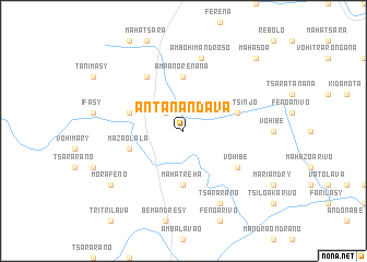 map of Antanandava