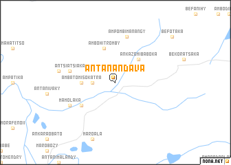 map of Antanandava