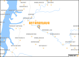 map of Antanandava