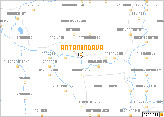 map of Antanandava