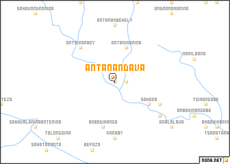 map of Antanandava
