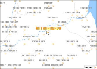 map of Antanandava