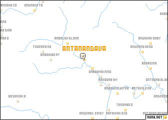 map of Antanandava