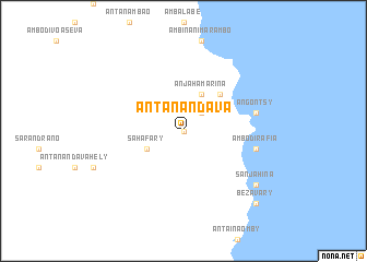 map of Antanandava