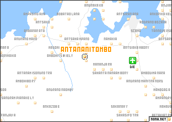 map of Antananitombo