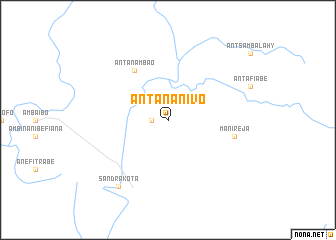 map of Antananivo