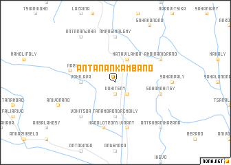 map of Antanankambano
