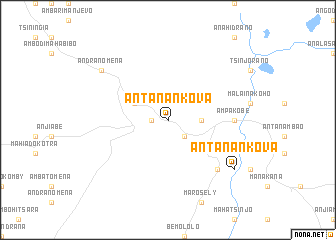 map of Antanankova