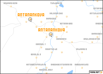 map of Antanankova