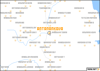 map of Antanankova