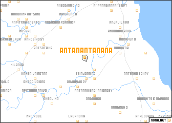 map of Antanantanana