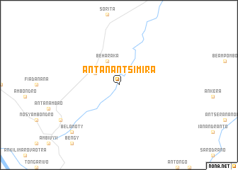 map of Antanantsimira