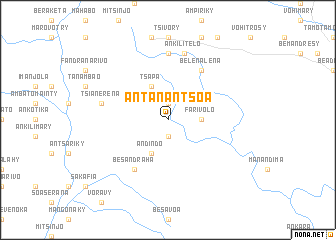 map of Antanantsoa