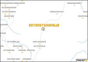 map of Antanatsimanaja