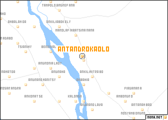 map of Antandrokaolo