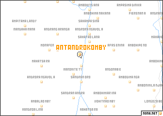 map of Antandrokomby