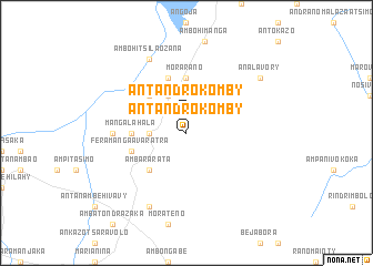 map of Antandrokomby