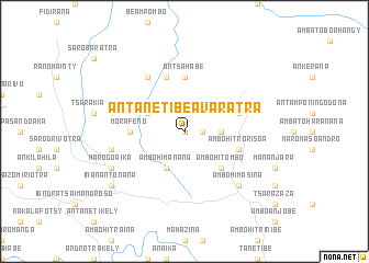 map of Antanetibe Avaratra