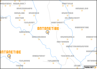 map of Antanetibe