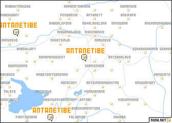 map of Antanetibe