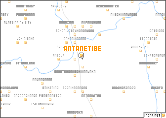 map of Antanetibe