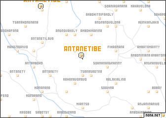 map of Antanetibe