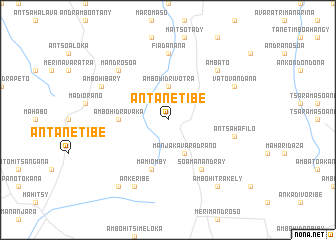 map of Antanetibe