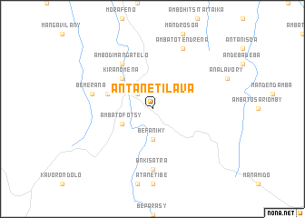 map of Antanetilava