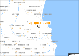 map of Antanetilava