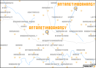 map of Antanetimboahangy